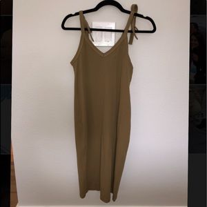 Maternity fitted midi dress